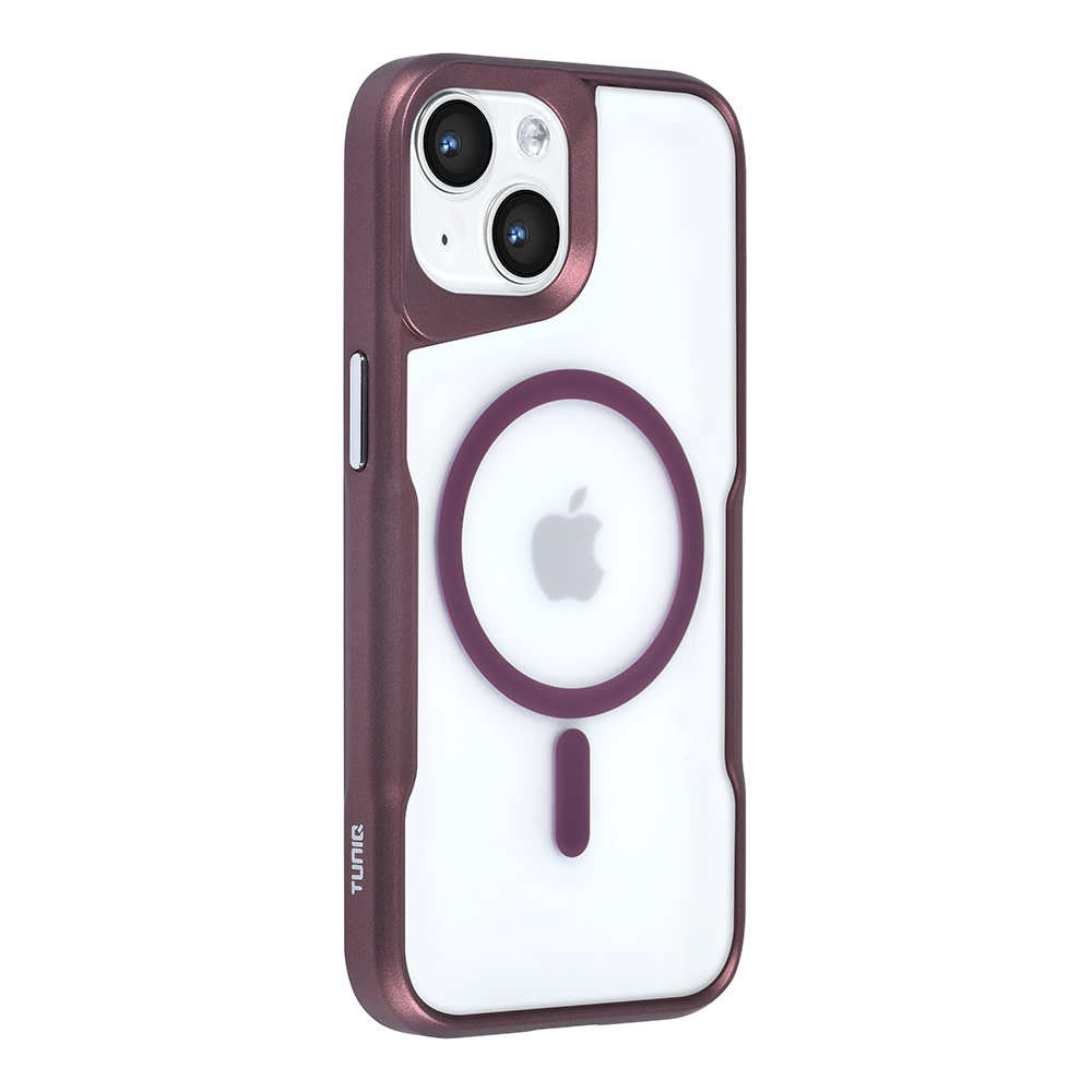TUNIQ TUNIQ iPhone 15 Backcover hoesje Magsafe silicone - Rood, foto 2 van 6
