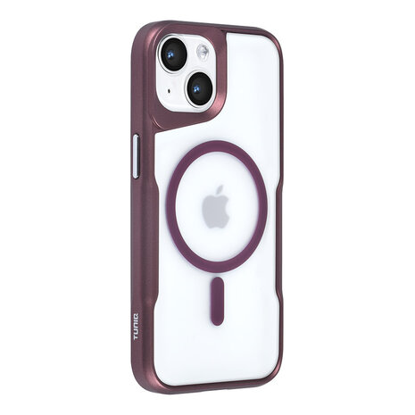 TUNIQ TUNIQ iPhone 15 Backcover hoesje Magsafe silicone - Rood TUNIQ TUNIQ iPhone 15 Backcover hoesje Magsafe silicone - Rood