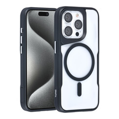 TUNIQ iPhone 15 Pro Back cover case - Magsafe silicone - Black