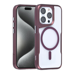 TUNIQ iPhone 15 Pro Backcover hoesje Magsafe silicone - Rood