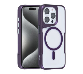 TUNIQ TUNIQ iPhone 15 Pro Backcover hoesje Magsafe silicone - Paars TUNIQ TUNIQ iPhone 15 Pro Backcover hoesje Magsafe silicone - Paars