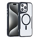 TUNIQ TUNIQ iPhone 15 Pro Max Back cover case - Magsafe silicone - Black TUNIQ TUNIQ iPhone 15 Pro Max Back cover case - Magsafe silicone - Black