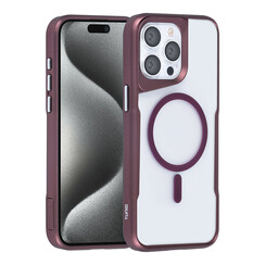 TUNIQ iPhone 15 Pro Max Backcover hoesje Magsafe silicone - Rood