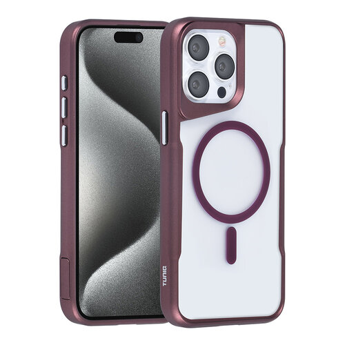 TUNIQ TUNIQ iPhone 15 Pro Max Backcover hoesje Magsafe silicone - Rood