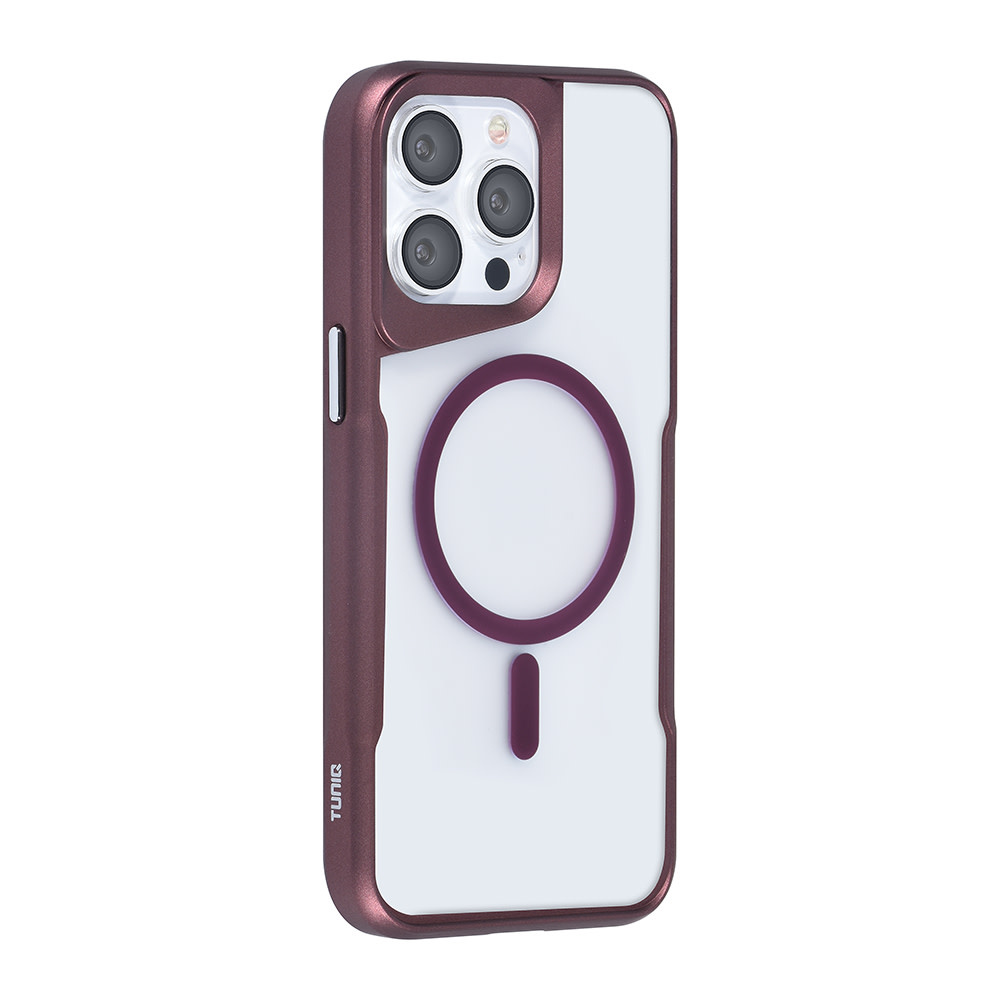 TUNIQ TUNIQ iPhone 15 Pro Max Backcover hoesje Magsafe silicone - Rood, foto 2 van 6