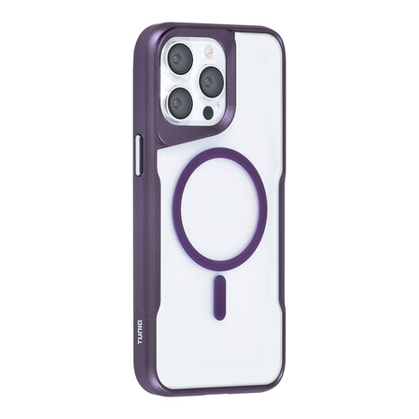 TUNIQ TUNIQ iPhone 15 Pro Max Back cover case - Magsafe silicone - Purple TUNIQ TUNIQ iPhone 15 Pro Max Back cover case - Magsafe silicone - Purple