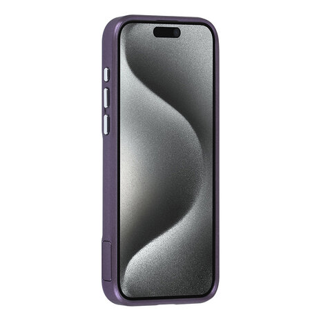 TUNIQ TUNIQ iPhone 15 Pro Max Back cover case - Magsafe silicone - Purple TUNIQ TUNIQ iPhone 15 Pro Max Back cover case - Magsafe silicone - Purple
