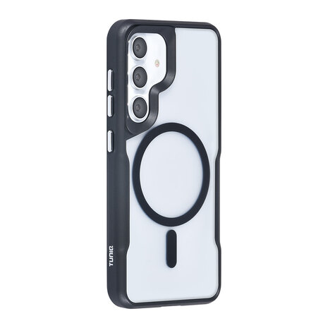 TUNIQ TUNIQ Galaxy S24 Back-Cover hul - Magsafe silicone - Schwarz TUNIQ TUNIQ Galaxy S24 Back-Cover hul - Magsafe silicone - Schwarz