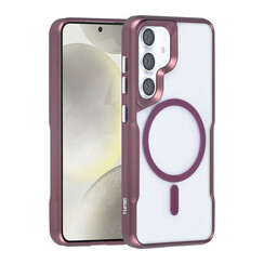 TUNIQ Galaxy S24 Back cover case - Magsafe silicone - Red