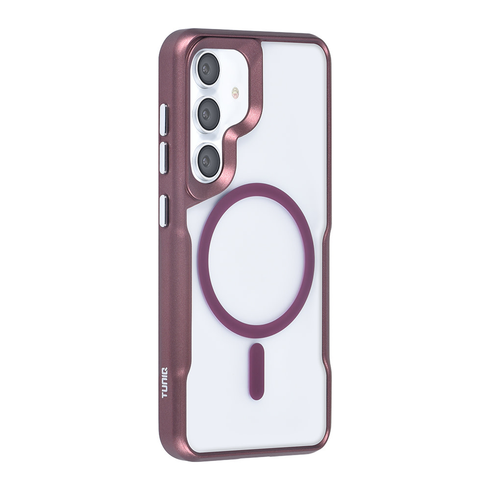 TUNIQ TUNIQ Galaxy S24 Backcover hoesje Magsafe silicone - Rood, foto 6 van 6