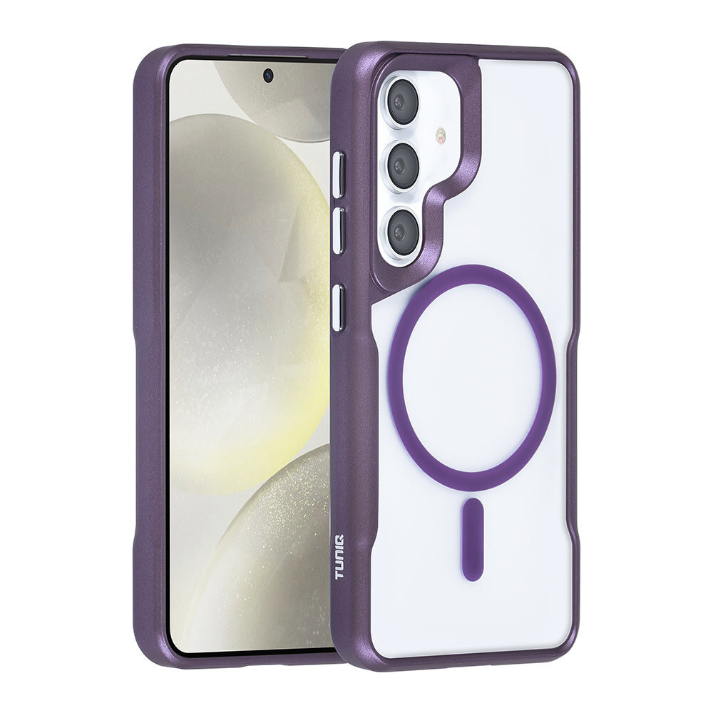 TUNIQ TUNIQ Galaxy S24 Backcover hoesje Magsafe silicone - Paars TUNIQ TUNIQ Galaxy S24 Backcover hoesje Magsafe silicone - Paars