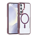 TUNIQ TUNIQ Galaxy S24 Plus Back cover coque Magsafe silicone - Rouge