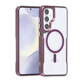 TUNIQ TUNIQ Galaxy S24 Plus Backcover hoesje Magsafe silicone - Rood TUNIQ TUNIQ Galaxy S24 Plus Backcover hoesje Magsafe silicone - Rood