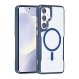 TUNIQ TUNIQ Galaxy S24 Plus Back cover case - Magsafe silicone - Dark Blue TUNIQ TUNIQ Galaxy S24 Plus Back cover case - Magsafe silicone - Dark Blue