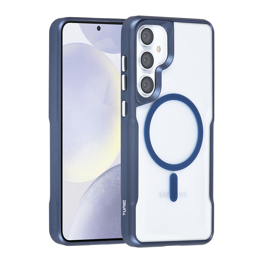 TUNIQ TUNIQ Galaxy S24 Plus Backcover hoesje Magsafe silicone - DonkerBlauw