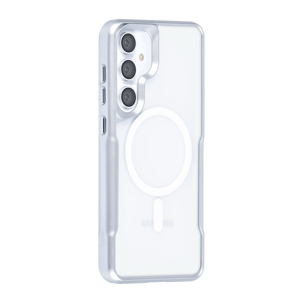 TUNIQ TUNIQ Galaxy S24 Plus Backcover hoesje Magsafe silicone - Zilver, foto 5 van 6