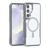 TUNIQ TUNIQ Galaxy S24 Plus Back cover case - Magsafe silicone - Grey TUNIQ TUNIQ Galaxy S24 Plus Back cover case - Magsafe silicone - Grey