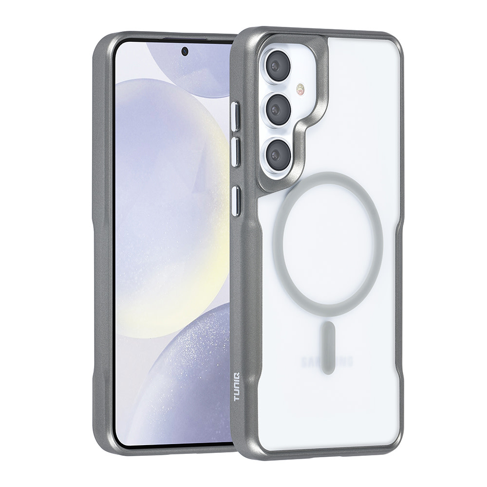 TUNIQ TUNIQ Galaxy S24 Plus Backcover hoesje Magsafe silicone - Grijs