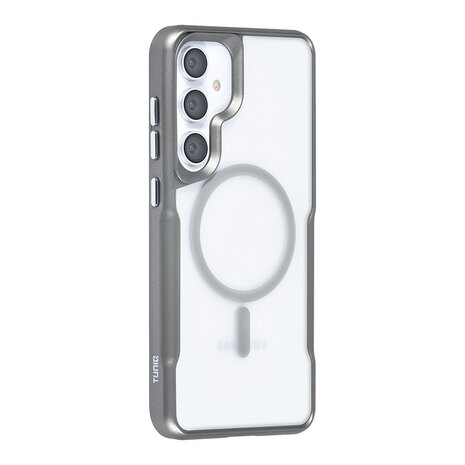 TUNIQ TUNIQ Galaxy S24 Plus Back-Cover hul - Magsafe silicone - Grau TUNIQ TUNIQ Galaxy S24 Plus Back-Cover hul - Magsafe silicone - Grau