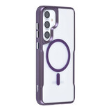 TUNIQ TUNIQ Galaxy S24 Plus Back cover coque Magsafe silicone - Violet TUNIQ TUNIQ Galaxy S24 Plus Back cover coque Magsafe silicone - Violet
