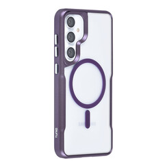 TUNIQ Galaxy S24 Plus Back cover coque Magsafe silicone - Violet