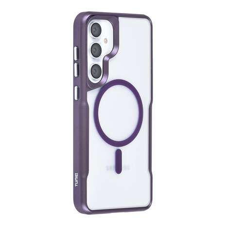 TUNIQ TUNIQ Galaxy S24 Plus Back cover coque Magsafe silicone - Violet TUNIQ TUNIQ Galaxy S24 Plus Back cover coque Magsafe silicone - Violet