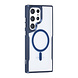 TUNIQ TUNIQ Galaxy S24 Ultra Back cover coque Magsafe silicone - Bleu foncé TUNIQ TUNIQ Galaxy S24 Ultra Back cover coque Magsafe silicone - Bleu foncé