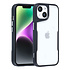 TUNIQ iPhone 14 Backcover hoesje Silicone - Zwart