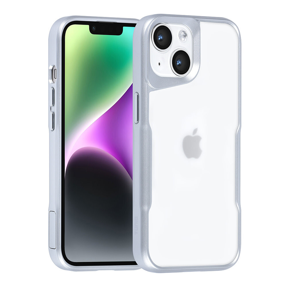 TUNIQ TUNIQ iPhone 14 Backcover hoesje Silicone - Zilver