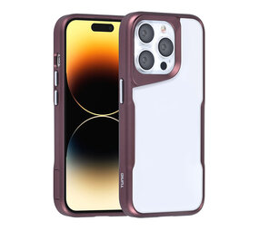 TUNIQ TUNIQ iPhone 14 Pro Back cover coque Silicone - Rouge