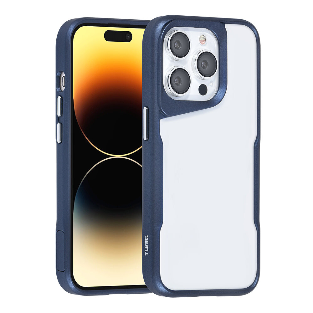 TUNIQ TUNIQ iPhone 14 Pro Back cover coque Silicone - Bleu foncé