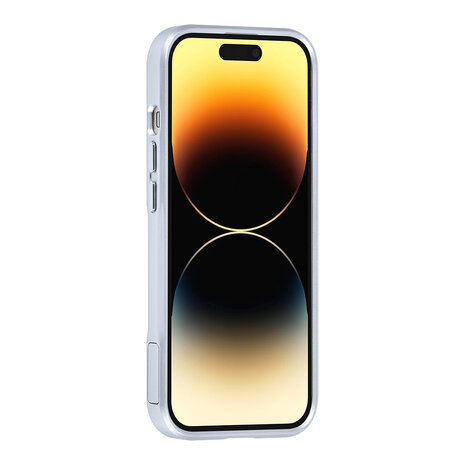 TUNIQ TUNIQ iPhone 14 Pro Back cover case - Silicone - Silver