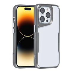 TUNIQ iPhone 14 Pro Back-Cover hul - Silicone - Grau