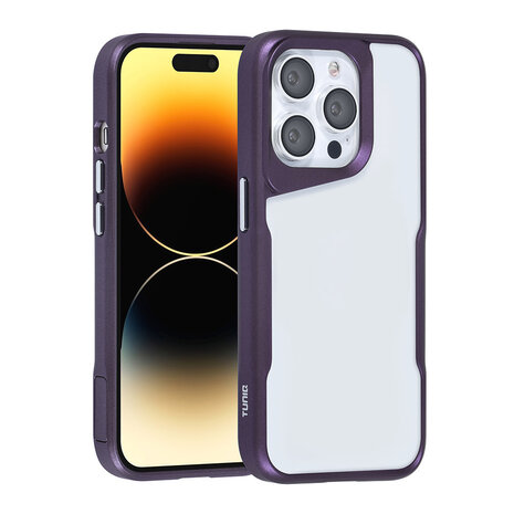 TUNIQ TUNIQ iPhone 14 Pro Backcover hoesje Silicone - Paars