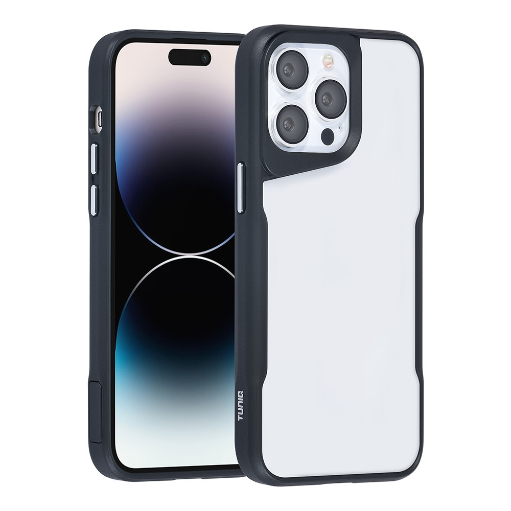 TUNIQ TUNIQ iPhone 14 Pro Max Backcover hoesje Silicone - Zwart