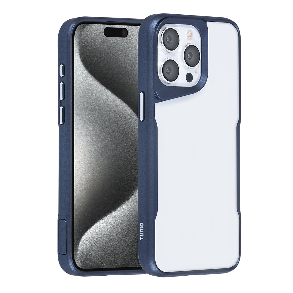 TUNIQ TUNIQ iPhone 14 Pro Max Backcover hoesje Silicone - DonkerBlauw