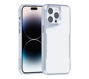 TUNIQ TUNIQ iPhone 14 Pro Max Back cover case - Silicone - Silver TUNIQ TUNIQ iPhone 14 Pro Max Back cover case - Silicone - Silver