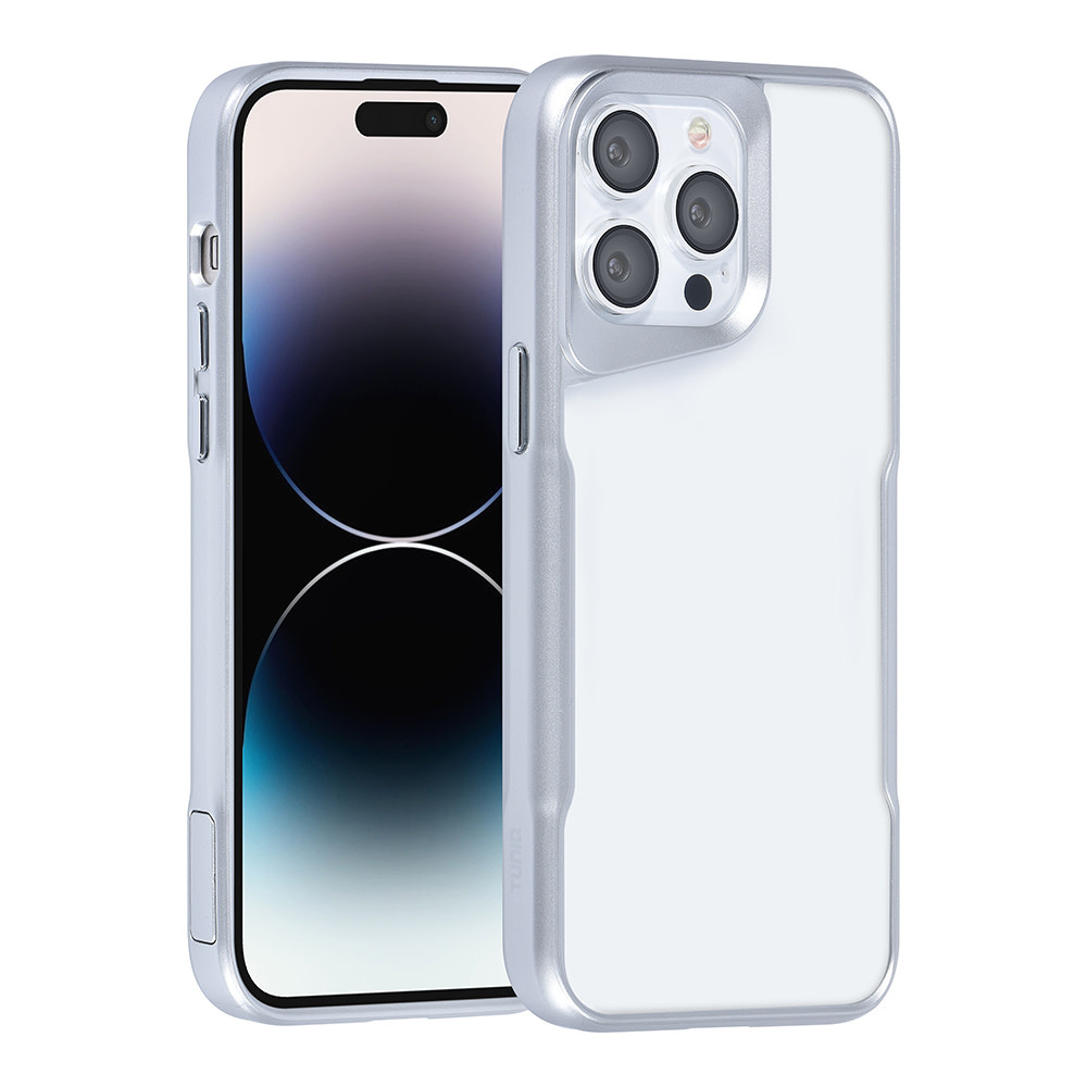 TUNIQ TUNIQ iPhone 14 Pro Max Backcover hoesje Silicone - Zilver
