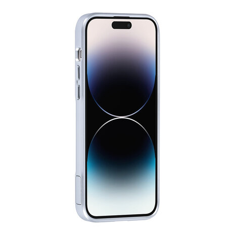 TUNIQ TUNIQ iPhone 14 Pro Max Back cover case - Silicone - Silver TUNIQ TUNIQ iPhone 14 Pro Max Back cover case - Silicone - Silver