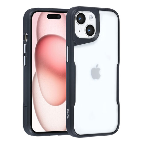 TUNIQ TUNIQ iPhone 15 Back cover coque Silicone - Noir