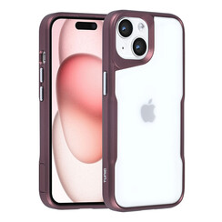 TUNIQ iPhone 15 Backcover hoesje Silicone - Rood
