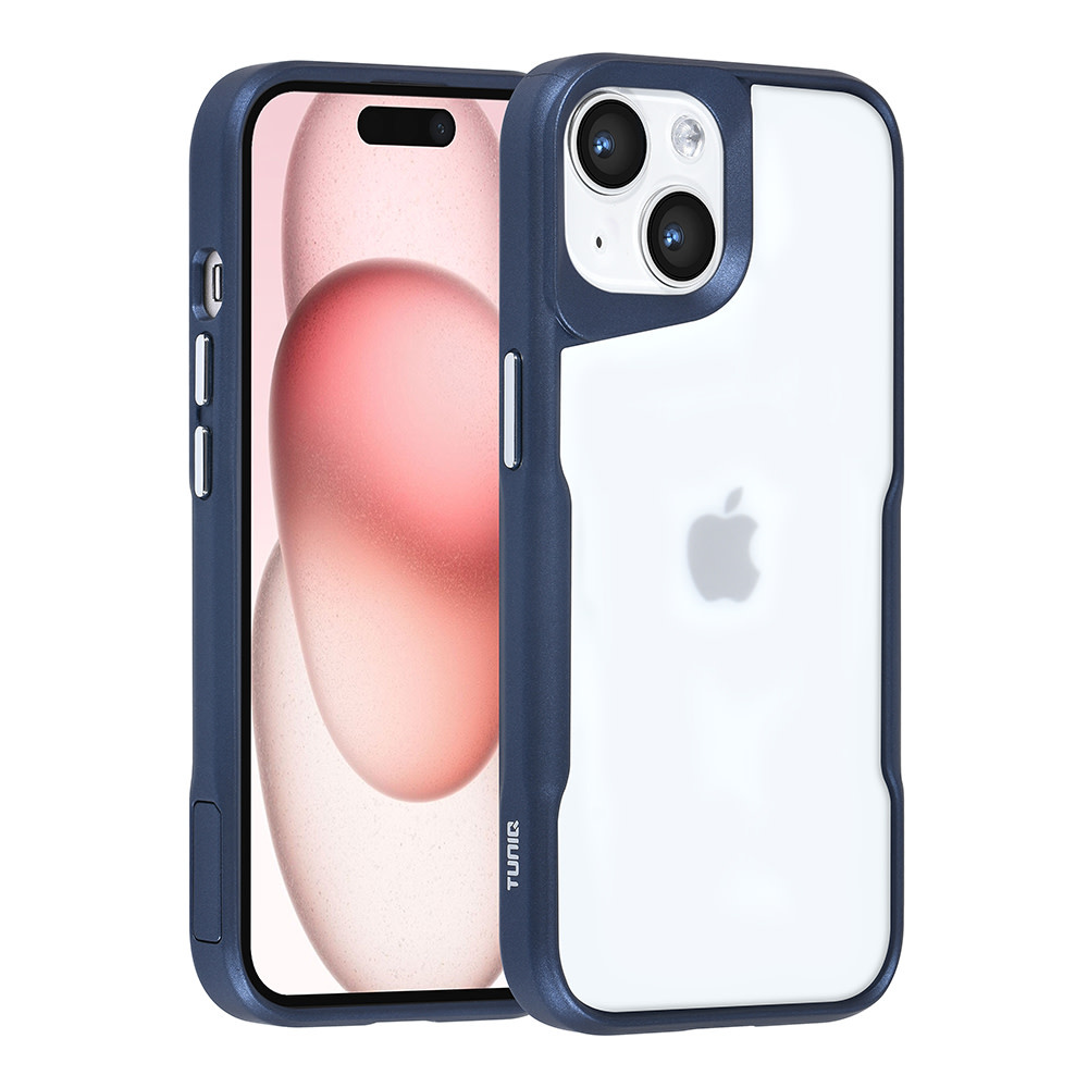 TUNIQ TUNIQ iPhone 15 Backcover hoesje Silicone - DonkerBlauw