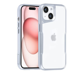 TUNIQ TUNIQ iPhone 15 Back cover case - Silicone - Silver