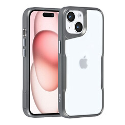 TUNIQ iPhone 15 Back cover case - Silicone - Grey