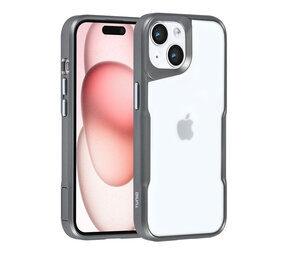 TUNIQ TUNIQ iPhone 15 Back cover coque Silicone - Gris