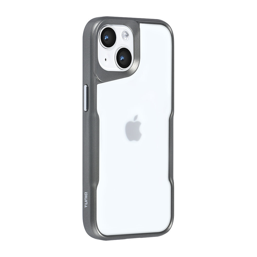 TUNIQ TUNIQ iPhone 15 Back cover coque Silicone - Gris