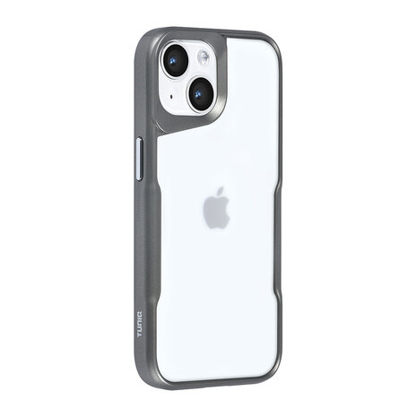 TUNIQ TUNIQ iPhone 15 Back cover coque Silicone - Gris