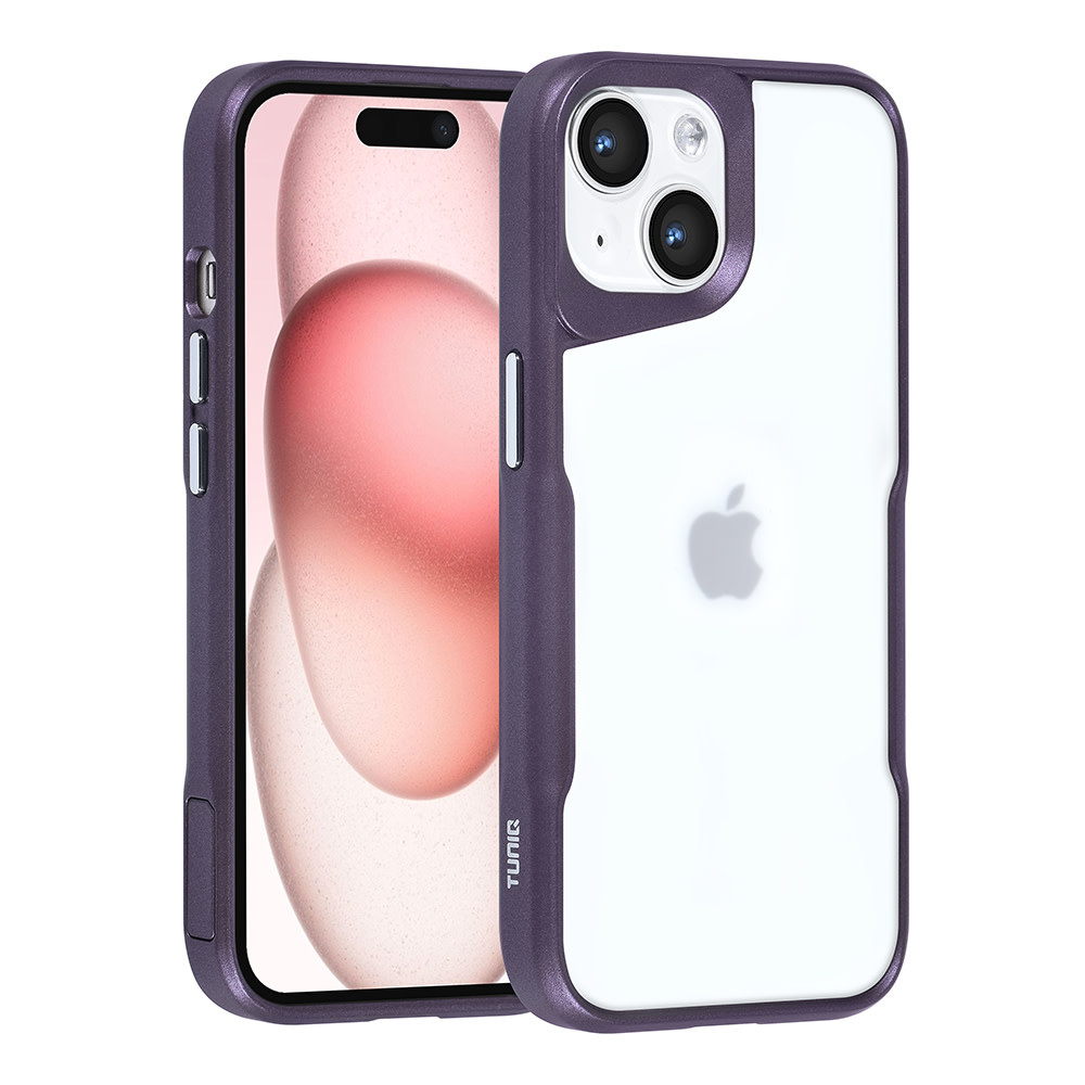 TUNIQ TUNIQ iPhone 15 Backcover hoesje Silicone - Paars