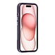 TUNIQ TUNIQ iPhone 15 Backcover hoesje Silicone - Paars TUNIQ TUNIQ iPhone 15 Backcover hoesje Silicone - Paars