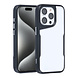 TUNIQ TUNIQ iPhone 15 Pro Backcover hoesje Silicone - Zwart TUNIQ TUNIQ iPhone 15 Pro Backcover hoesje Silicone - Zwart